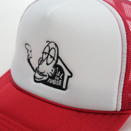 CHILLINDAHOUSE / "CHILL TIME" MESH CAP / RED