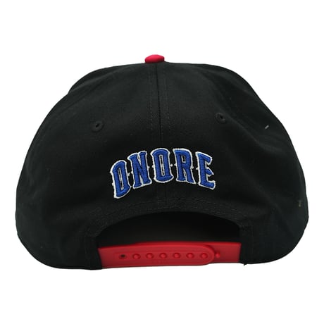 ONORE■ / "ONR LOGO" BASE BALL CAP / BLACK×RED