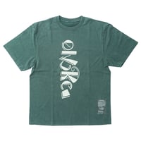 ONORE■ / Raw Type Logo Tee / GREEN