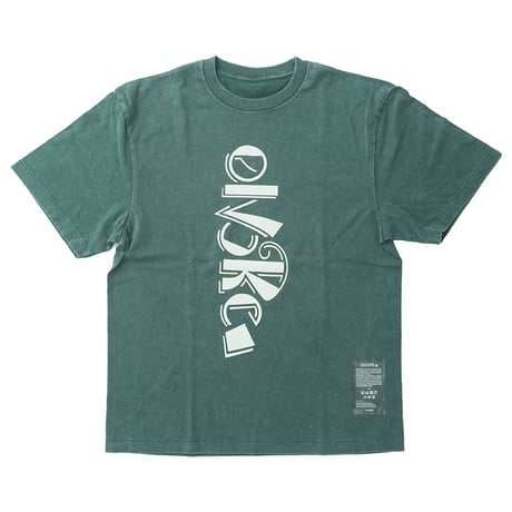 ONORE■ / Raw Type Logo Tee / GREEN