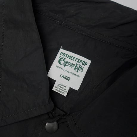 POT MEETS POP × CYPRESS HILL / SKULL & COMPASS WINDBREAKER / BLACK
