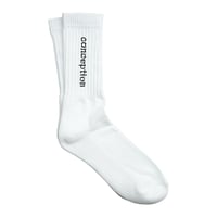 conception / conception Logo - Socks / White