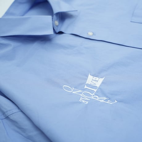 ONORE■ / "EVOLVE" Broad L/S-Shirts / SAX BLUE