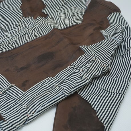 Remake - Custom Cardigan / BROWN×HICKORY