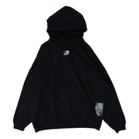ONORE■ / Raw Type Logo Pullover Hoodie - CUSTOM - / BLACK