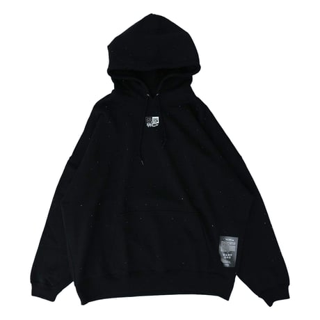 ONORE■ / Raw Type Logo Pullover Hoodie - CUSTOM - / BLACK