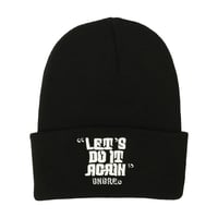 ONORE■ / "LET'S DO IT AGAIN" Beanie / BLK