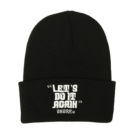ONORE■ / "LET'S DO IT AGAIN" Beanie / BLK