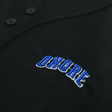 ONORE■ / "ONR" BASEBALL SHIRTS / BLACK