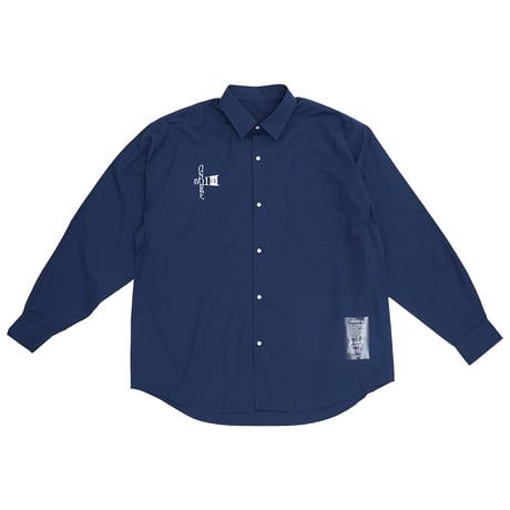 ONORE■ / "EVOLVE" Broad L/S-Shirts / NAVY
