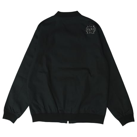 ONORE■ / Blast - Nylon Stadium Jacket / BLACK(BLACK刺繍)