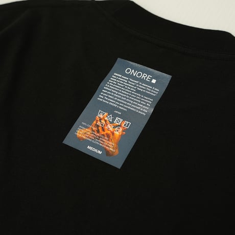ONORE■ / "DANCE" TEE / BLACK