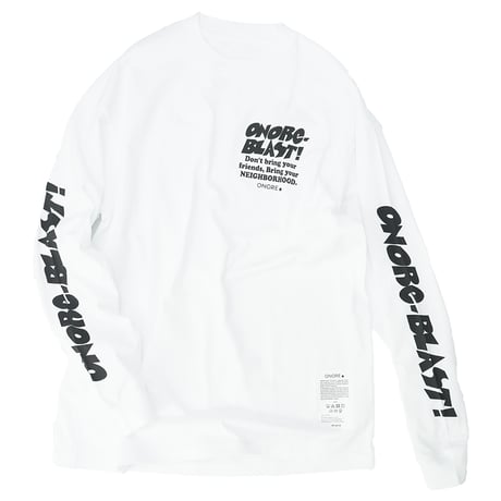 ONORE■ / "BLAST" L/S TEE / WHITE