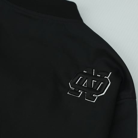 ONORE■ / Blast - Nylon Stadium Jacket / BLACK(BLACK刺繍)