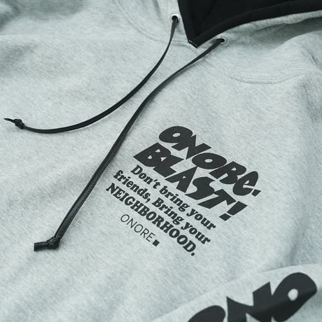 ONORE■ / BLAST - Hoodie / GRAY