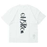 ONORE■ / Raw Type Logo Tee / WHITE