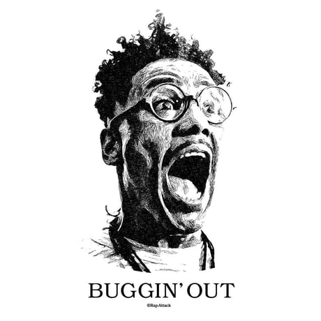 Rap Attack / "Buggin' Out" MA-1 Jacket / Sage Green