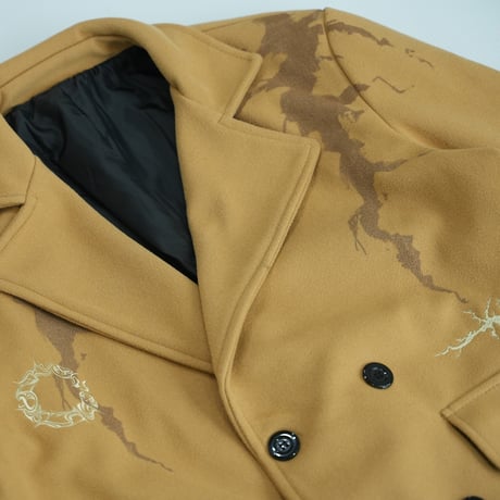 conception /  EMB Logo - Double overcoat / Beige