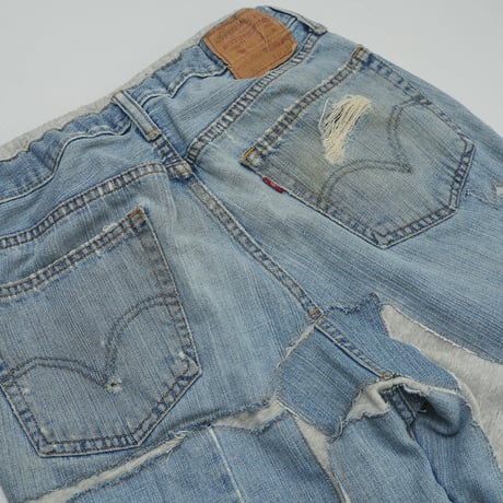 Remake - Custom Denim Sweat Pants / No.6