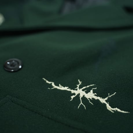 conception /  EMB Logo - Double overcoat / Green