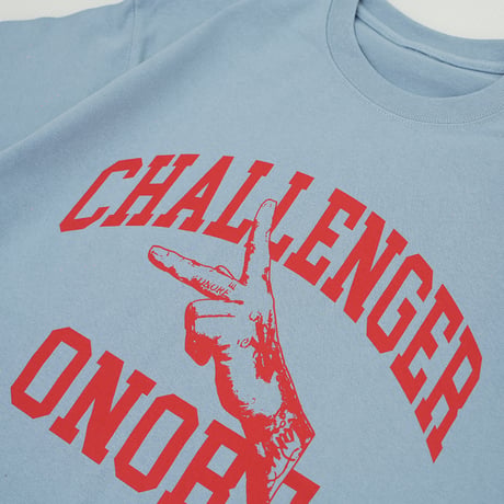 ONORE■ / CHALLENGER Tee / VINTAGE BLUE