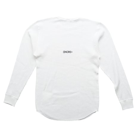 ONORE■ / "PEACE HAND" Thermal Long Sleeves / WHITE