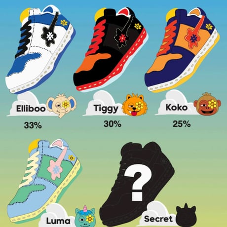 WATER THE PLANT / WTP ANNIVERSARY SNEAKER BLIND BOX / 5 COLOURWAYS