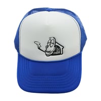 CHILLINDAHOUSE / "CHILL TIME" MESH CAP / BLUE