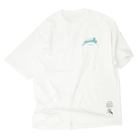 ONORE■ / "Vibesville" HEAVY WEIGHT BIG T-SHIRTS / WHITE