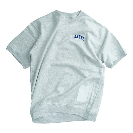 ONORE■ / "ONR" SWEAT HALF SLEEVES / ASH