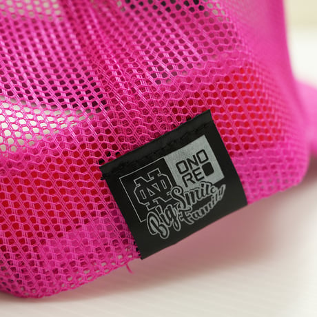 ONORE■ / "LET'S DO IT AGAIN" Mesh Cap / PINK×WHT