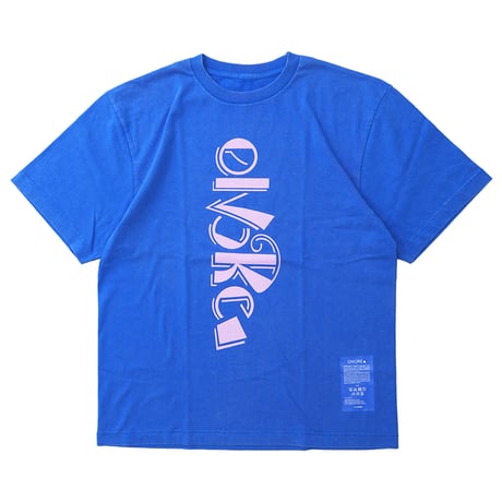 ONORE■ / Raw Type Logo Tee / BLUE
