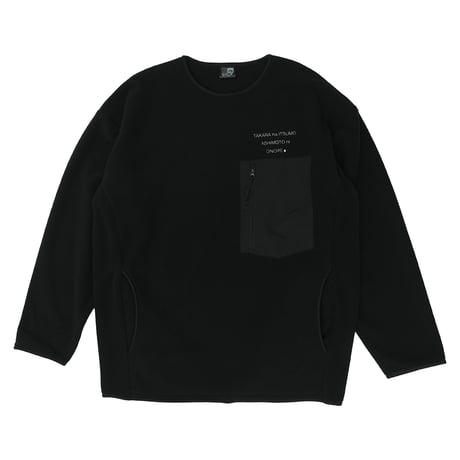 ONORE■ / ONR - Fleece Crew Neck / BLACK