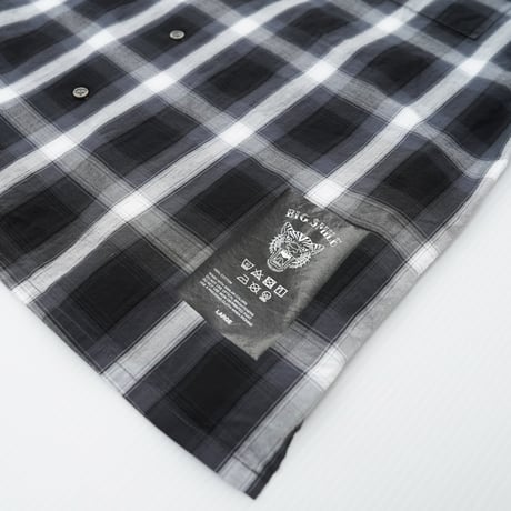 ONORE■ × BIG SMILE / PEACE HAND - HALF SLEEVES SHIRTS / BLACK