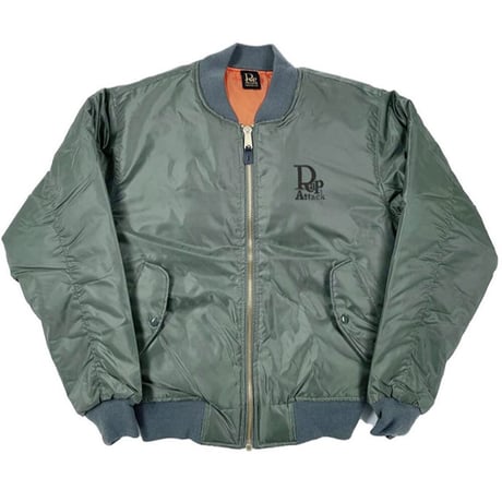 Rap Attack / "Buggin' Out" MA-1 Jacket / Sage Green