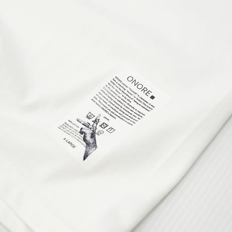 ONORE■ / "Vibesville" HEAVY WEIGHT BIG T-SHIRTS / WHITE