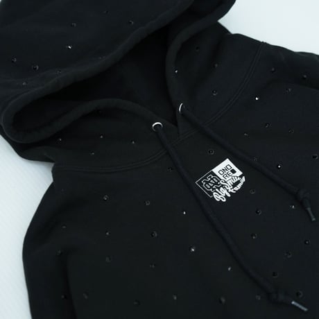 ONORE■ / Raw Type Logo Pullover Hoodie - CUSTOM - / BLACK