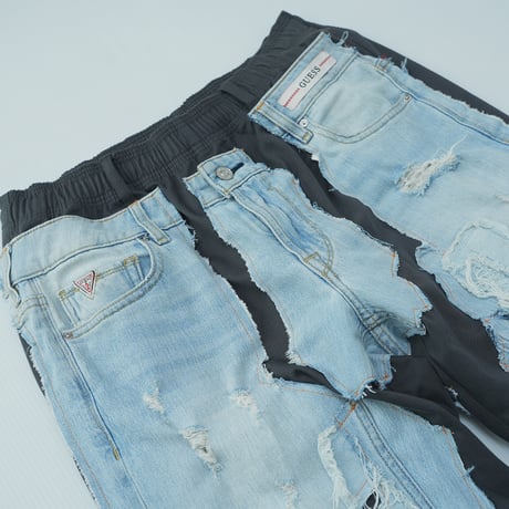 Remake - Custom Denim Easy Pants / No.8