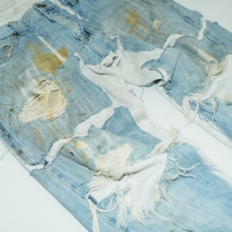 Remake - Custom Denim Sweat Pants / No.2