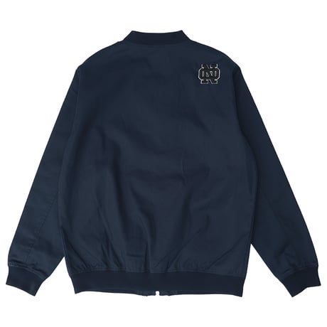 ONORE■ / Blast - Nylon Stadium Jacket / NAVY(BLACK刺繍)