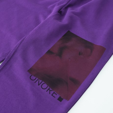 ONORE■ / Sticker Bomb Sweat Pants / PURPLE