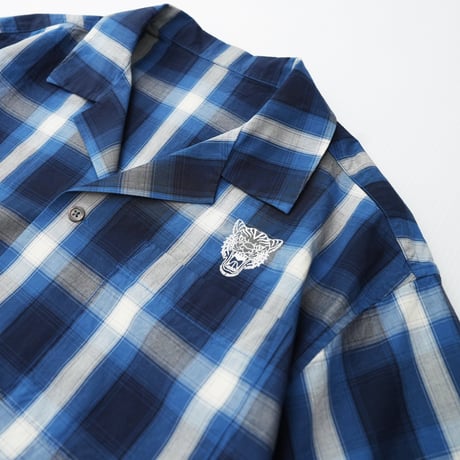ONORE■ × BIG SMILE / PEACE HAND - HALF SLEEVES SHIRTS / NAVY