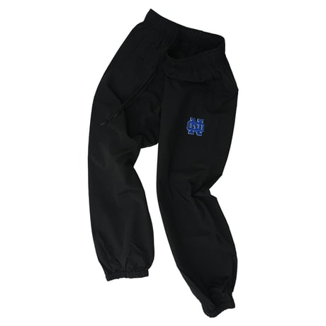 ONORE■ / "ONR" Nylon Pants / BLACK