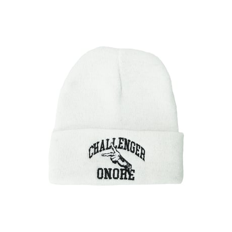 ONORE■ / CHALLENGER - Beanie / WHITE