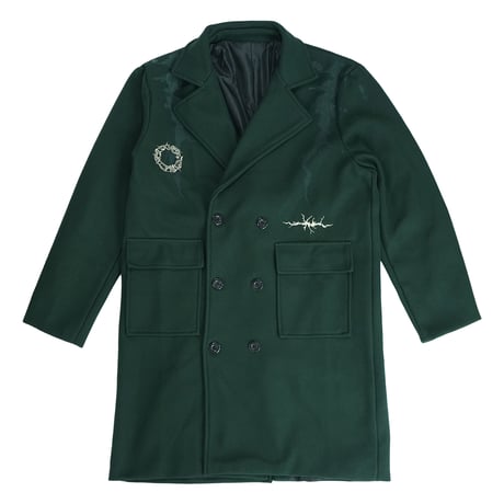 conception /  EMB Logo - Double overcoat / Green