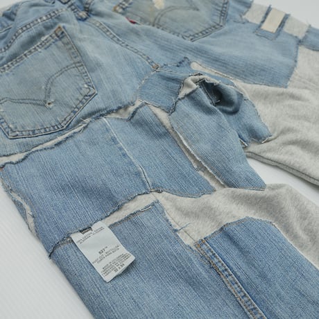 Remake - Custom Denim Sweat Pants / No.6