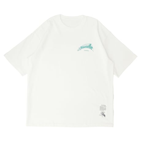 ONORE■ / "Vibesville" HEAVY WEIGHT BIG T-SHIRTS / WHITE