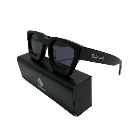 $ole only / Square Retro Sunglasses(No.101) / Black