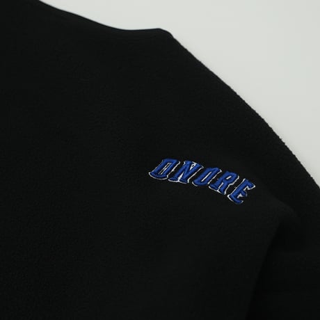 ONORE■ / ONR - Fleece Crew Neck / BLACK