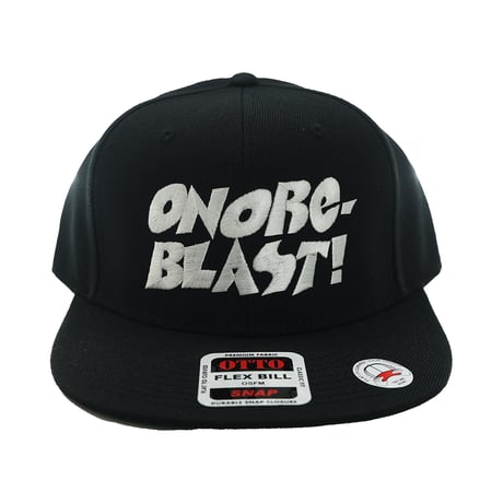ONORE■ / "BLAST" Snap Back Cap / BLACK